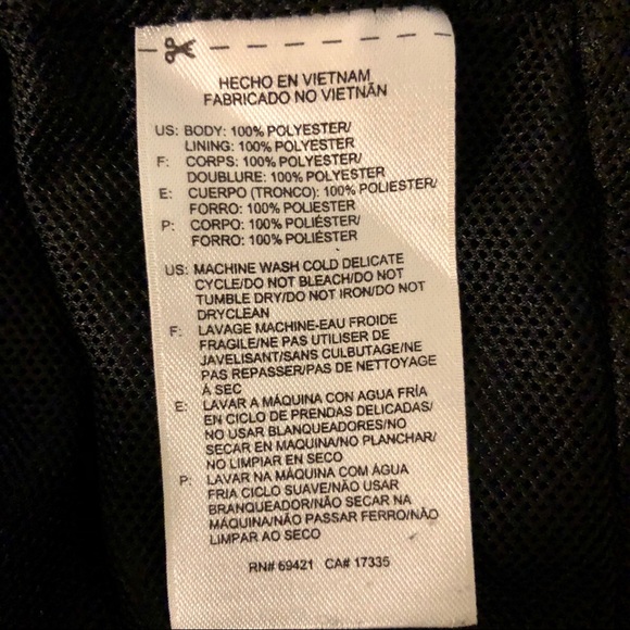 Black Reebox Jacket - Picture 2 of 3